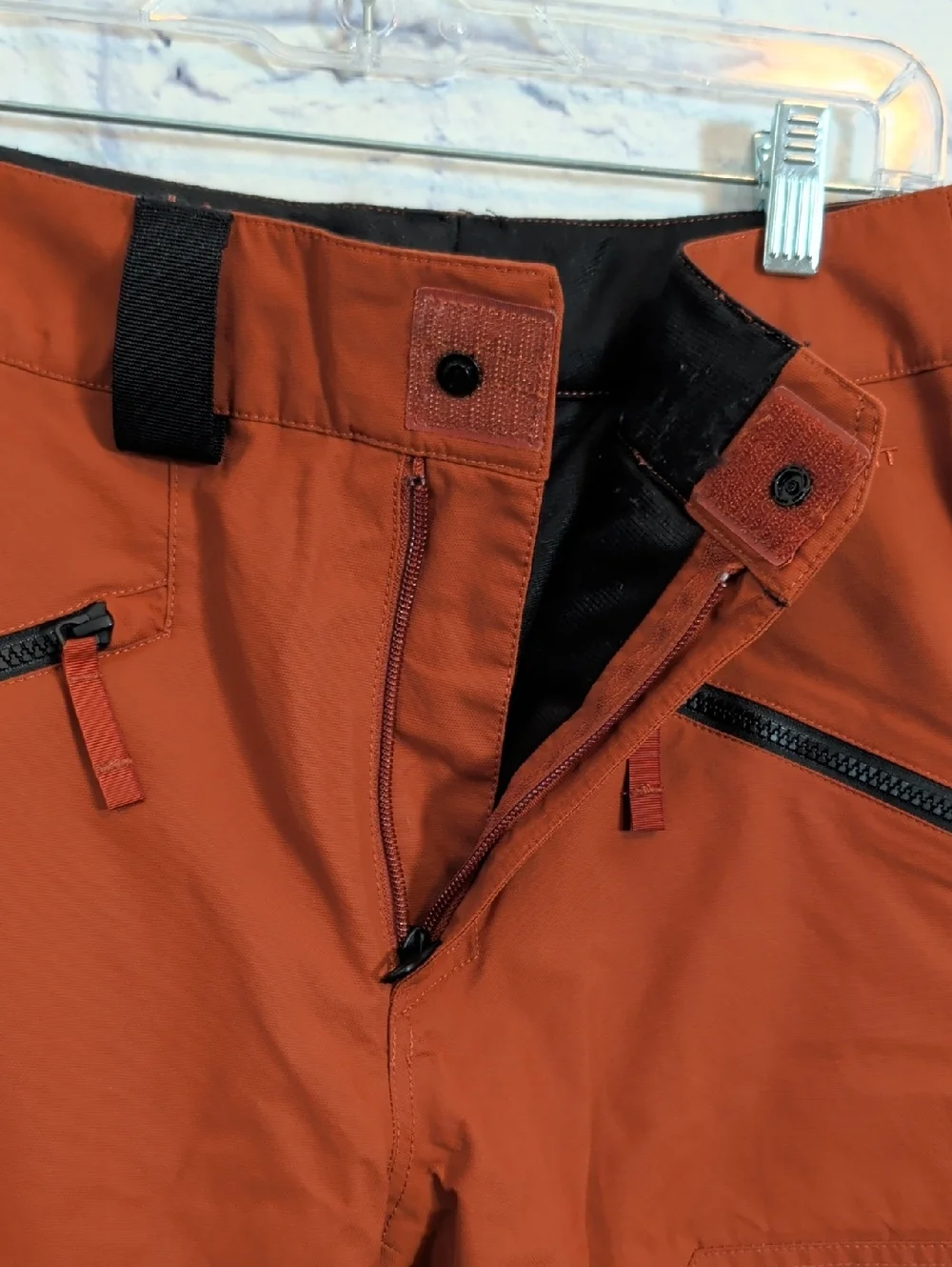 The North Face Men's Rust Orange Ski/Snow Pants - Size X-Small